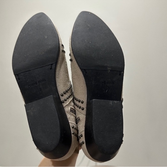 ANINE BING Charlie Studded Suede Booties - Picture 13 of 13